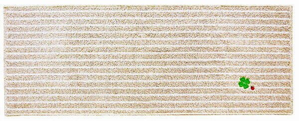 キッチン ナチュラルクローバー キッチンマット 45×120cm ベージュ ｜ 台所 幅120c...