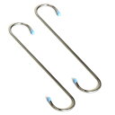 積水樹脂 S字フック 小物用品フリーフック 30cm ステンレス 2本入 ADH-30 | 小物掛け ステンレス製 吊り下げ
