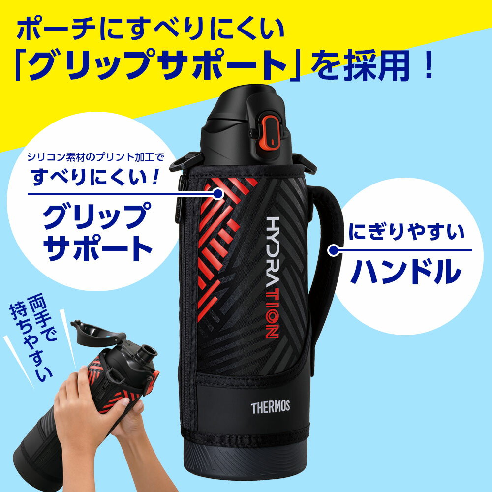 サーモス 水筒 真空断熱スポーツボトル FJS-1000F 1L ｜ THERMOS 保冷 スポーツ 子...