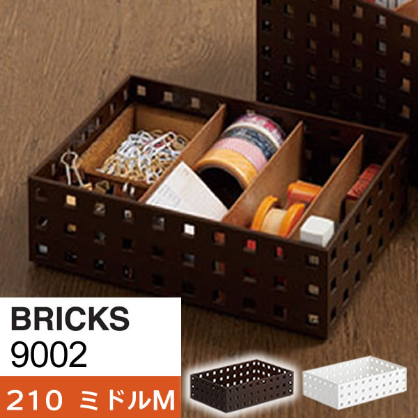 収納ケース ブリックス 210 ミドルM ｜ 小物入れ 整理 キッチン 文房具