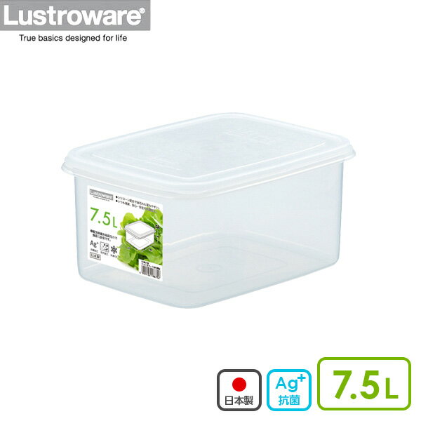 樂天商城 - 保存容器 ジャンボケース M 深型 7.5L B-887 KB ｜ フードストッカー 大容量 大型 抗菌 防汚 日本製 ペットフード 乾物 密閉保存容器 ぬか漬け たくさん入る