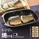 レンジグリルパン | グリルパン 電子レンジ プレート フタ付き レンジ 焼ける 魚焼き器 焼き魚 焼ける レンジ調理器 焼き目がつく