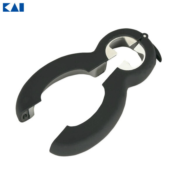 貝印 Kai Kitchen ソフトオープナー DH-8144 ｜ 栓抜き 蓋開け フタ開け シールカット フィルムはがし 袋カット 万能オープナー ペットボトルフタ ボトルフタ キッチン用品 調理