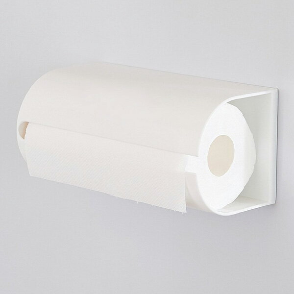 キッチンペーパーホルダー Mag-On マグネット キッチンペーパーホルダーR ホワイト | キッチンペーパー収納 マグネット キッチン収納