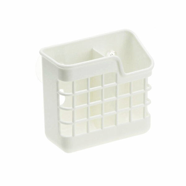 カトラリースタンド Nポゼ キッチンポケット W型 ホワイト | 水切りポケット 箸立て プラスチック