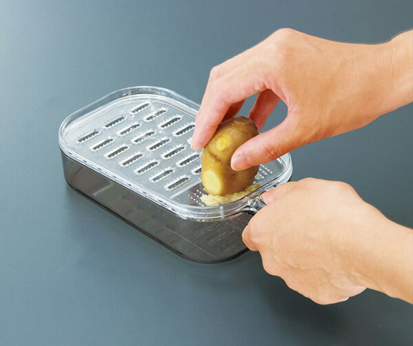 おろし器 手付おろし器 F2587 ｜ おろし金 大根おろし 受皿付き