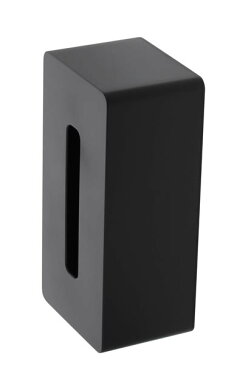 山崎実業 ティッシュケース タワー マグネットティッシュケース ブラック 4002 | ボックスティッシュ 収納 箱 磁石 冷蔵庫 薄型 厚型 厚手タイプ 保湿ティッシュ おしゃれ
