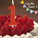 貝印 キャンドル パステル1 DL6001 | ナンバーキャンドル 数字 バースデーキャンドル kai housewares ろうそく ケーキ用 お菓子作り 手作り 道具 クリスマス 誕生日 年齢