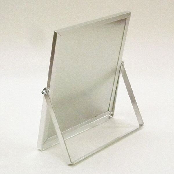 卓上鏡 アルミスタンドミラー シルバー No.88 | 鏡 ミラー 化粧鏡 卓上ミラー [2]