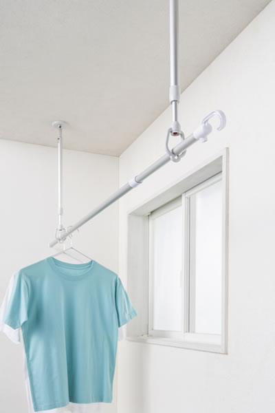 物干し竿 セキスイ 室内用 細径 伸縮竿ミニ 1.2〜 2m SSM-20R