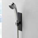 山崎実業 シャワーホルダー tower タワー マグネットバスルームシャワーフック ブラック 3806 | シャワーフック バス用品 マグネット
