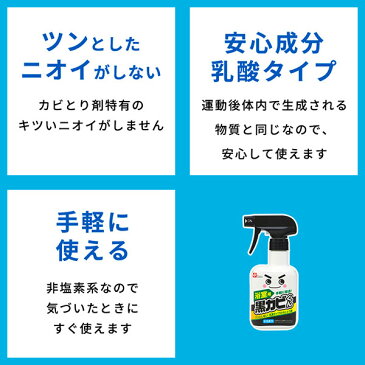 激落ちくん カビ取りスプレー 黒カビくん 乳酸カビとりスプレー 320ml C00077