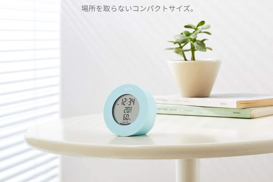 タニタ デジタル 温湿度計 ライトブルー TT...の紹介画像3