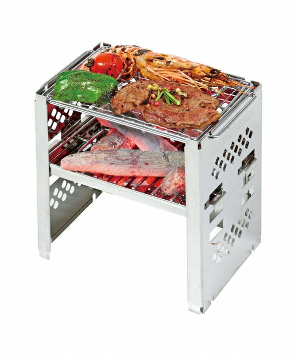 バーベキューコンロ CAPTAIN STAG カマド スマートグリル B6型 UG-0043 | スマートグリル ミニコンロ バーベキュー通販格安セール情報 楽天 通販