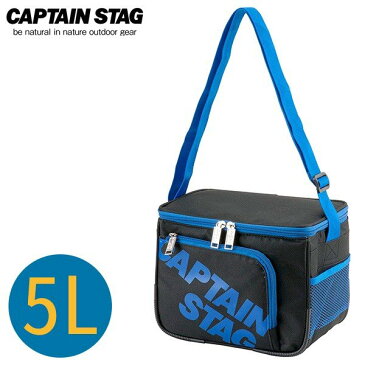 クーラーバッグ CAPTAIN STAG スポーツクーラー5 5L ブラック UE-579 ｜ 保冷バッグ 部活動 スポーツ