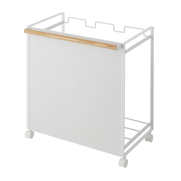 山崎実業 トスカ 目隠し 分別ダストワゴン 3分別 ホワイト 4780