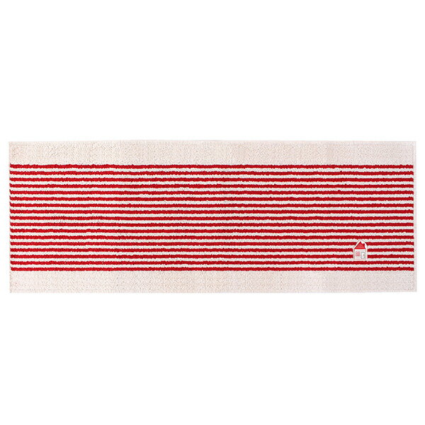 キッチンマット カーサ 洗えるマット 45×120cm レッド ｜ ラグ カーペット マット ...