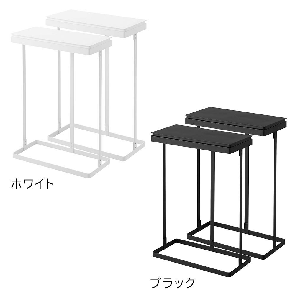 スリム蓋付き分別ゴミ袋ホルダー タワー 45L 横開き 2個組 山崎実業 tower ホワイト ブラック 1727 1728 ゴミ箱 ごみ箱 スリム 45リットル yamazaki タワーシリーズ [2]