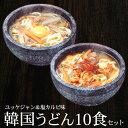 韓国うどん10食セット（塩カルビスープ味×5食、ユッケ...