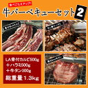 【冷凍・冷蔵】牛バーベキューセット2(BBQセット)(LA骨...