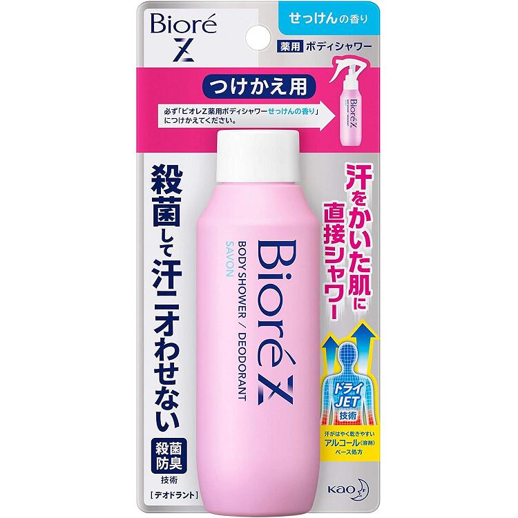 【楽天最安値挑戦】【送料無料】ビオレZ 薬用 ボディ シャワー せっけんの香り つけかえ用 100ml [医薬..