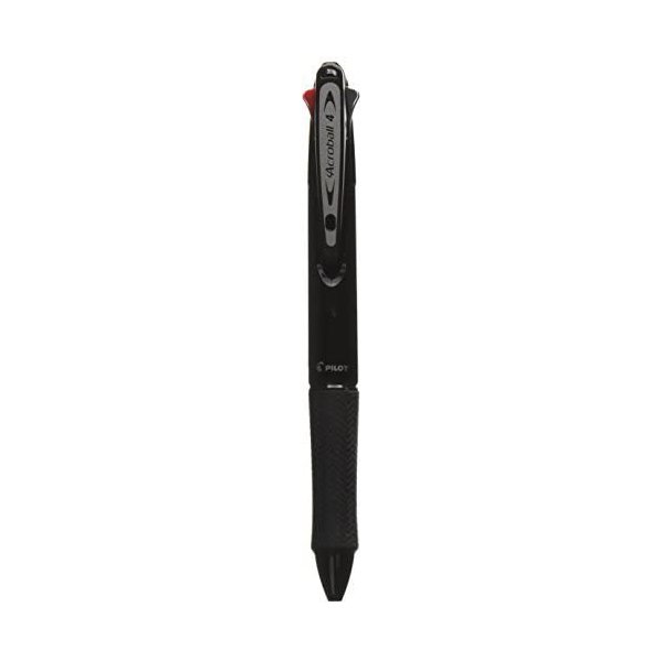 Rakuten - 【10%offクーポン★6/20 20:00-23:59】 パイロット 4色 ボールペン アクロボール4 細字 0．7mm ブラック (BKAB-45F-BK)