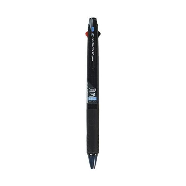 三菱鉛筆 3色ボールペン ジェットストリーム 0.5mm SXE340005T.24 透明ブラック