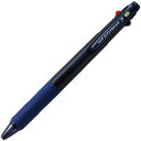 三菱鉛筆 3色ボールペン ジェットストリーム 0.38mm SXE340038T.9 透明ネイビー