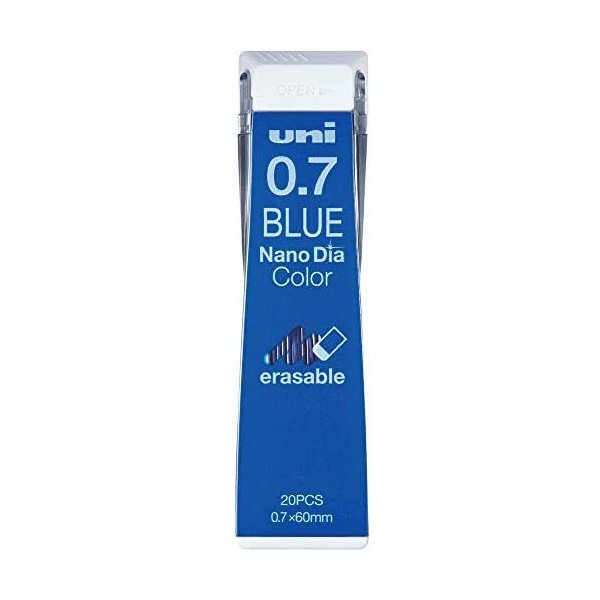 三菱鉛筆 ユニ ナノダイヤ カラーシャープ替芯 ブルー0.7mm U07202NDC.33