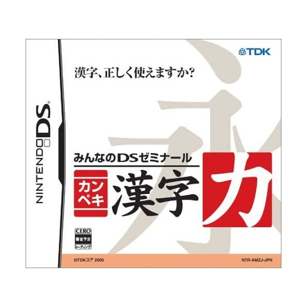 みんなのDSゼミナール カンペキ漢字力