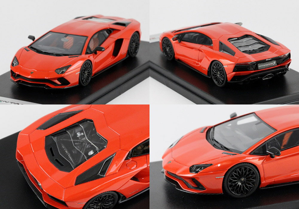 LOOKSMART（ルックスマート） 1/43完成品 LS468C ランボルギーニ アヴェンタドール S Arancio Argos（パールオレンジ）