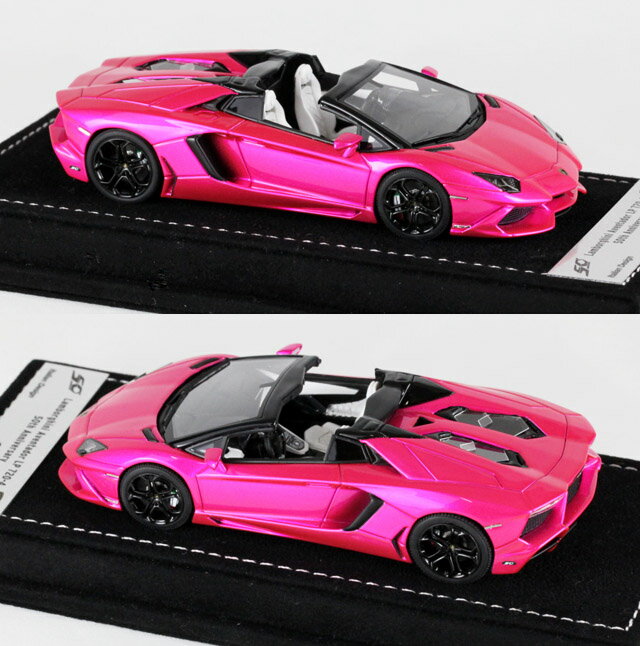 LOOKSMART LS425SC ランボルギーニ アヴェンタドール LP720-4 ロードスター Flash Pink 25台限定