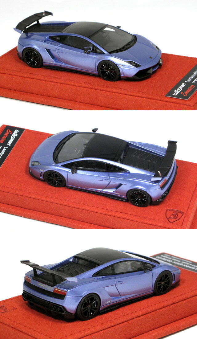 LOOKSMART LS395EX2 ランボルギーニ ガヤルド LP570-4 Super Trofeo Stradale Met Violet 25台限定