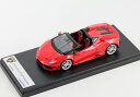 LOOKSMART（ルックスマート） 1/43完成品 LS452F ランボルギーニ ウラカン LP610-4 Spyder Rosso Mars （パールレッド）