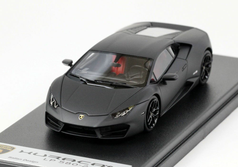 LOOKSMART（ルックスマート） 1/43完成品 LS455D ランボルギーニ ウラカン LP580-2 Nero Nemesis （マットブラック）