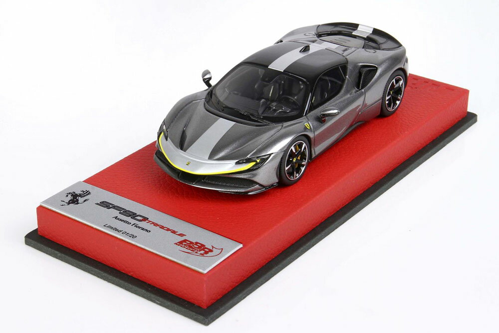 BBR 1/43完成品 BBRC239CPRE フェラーリ SF90 ストラダーレ パックフィオラノ グリジオフェッロ メタリック 限定20台