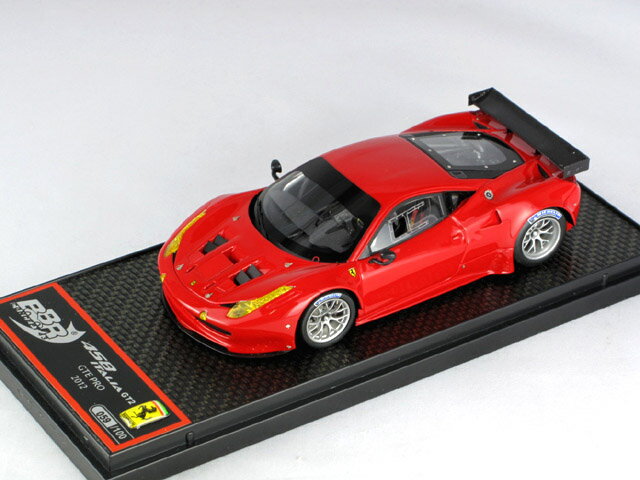 BBR 1/43 BBRC102 ե顼 458 GT2 GTE-Pro 2012 Rosso Corsa 100