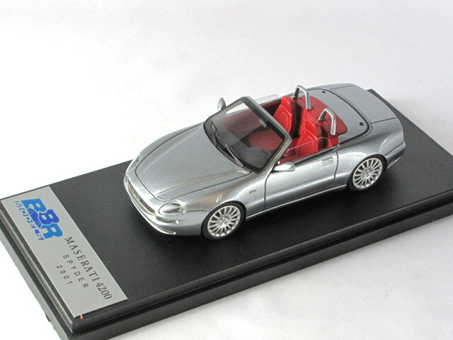 BBR 1/43完成品 143D マセラティ 4200GT Spider ダークメタルシルバー