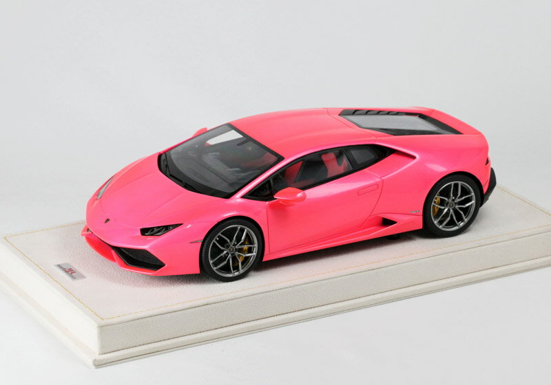 MRコレクション 1/18 LAMBO15moto ランボルギーニ ウラカン LP610-4 Gloss Met. Pink （ケース付） 25台限定