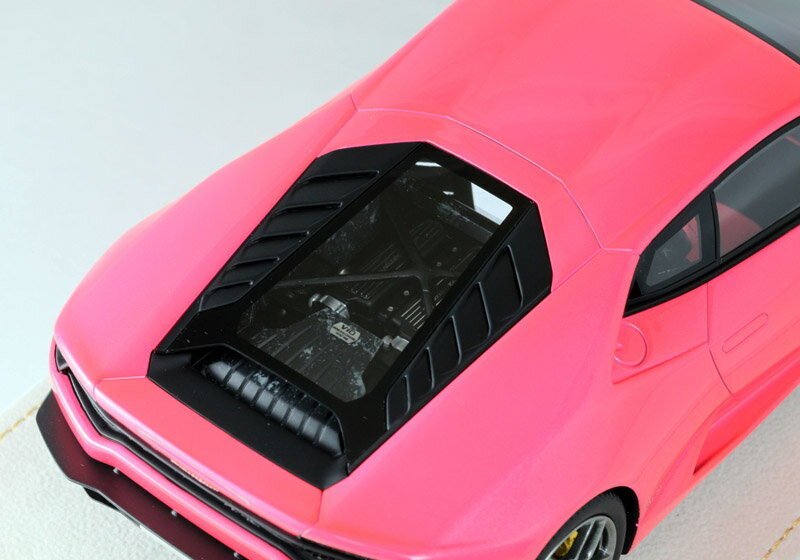 MRコレクション 1/18 LAMBO15moto ランボルギーニ ウラカン LP610-4 Gloss Met. Pink （ケース付） 25台限定