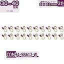 コンビ30・40型 根角ボルト・ナット 6×12mm 20本入り