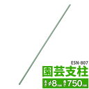 送料無料 園芸支柱 Φ8mm×750mm ESN-807 アイリスオーヤマ 【花 野菜 支柱 家庭菜園 自家栽培】