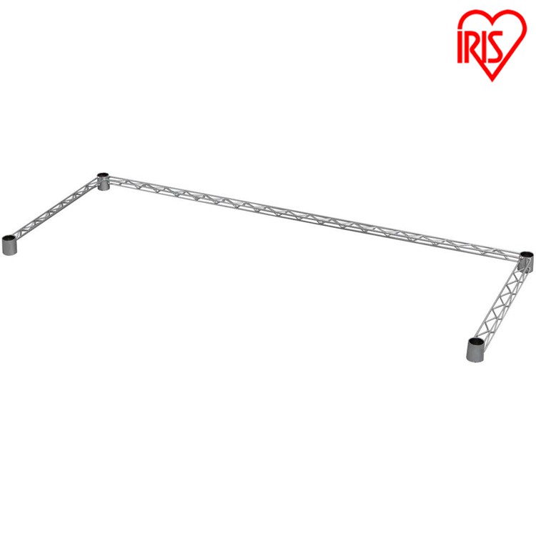 メタルラックコの字バー MR-120BK メタルラック コの字バー ポール径25mm サイドバー ラック めたるらっく らっく 収納 スチール スチールラック 棚