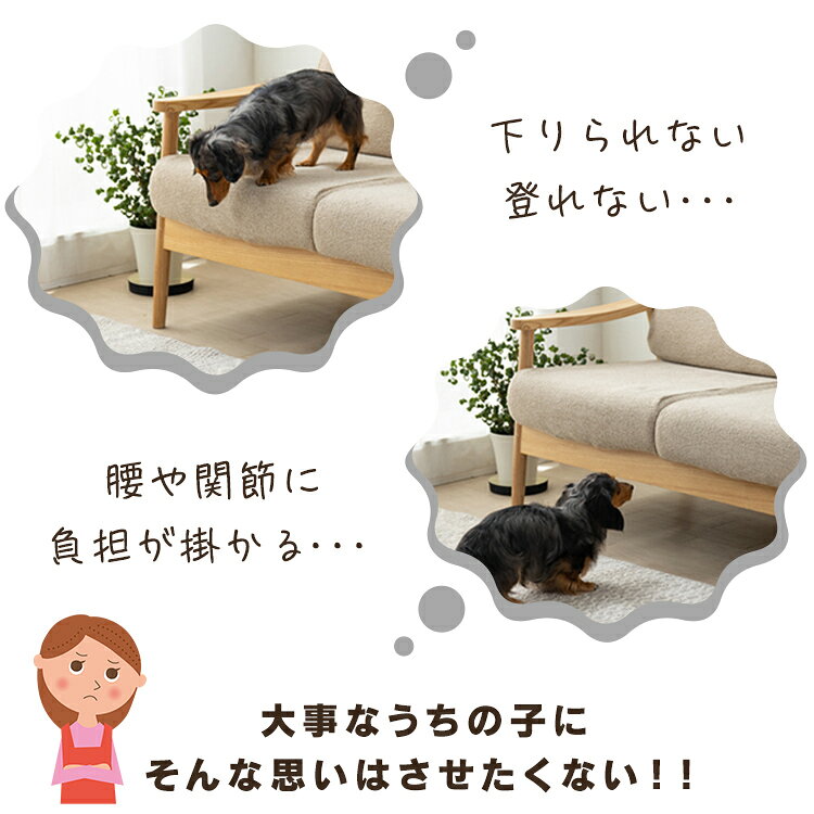 ペット ステップ 収納 犬 ドッグステップ 2段 ペットステップ P−STM グレー マスタ...