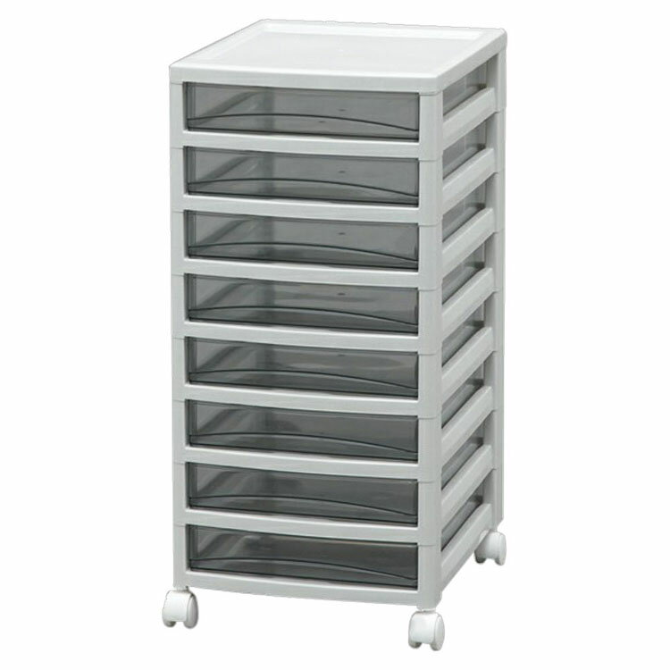 レターケース a4 8段 書類ケース オフィスチェスト浅8段 OCE-S800R ライトグレー