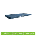 ビニールプール 大型 家庭用 4.5m×2.2m レクタングラープールカバー 28039ビニールプール 大型 家庭用 プール 庭 カバー 遊具 INTEX(3)