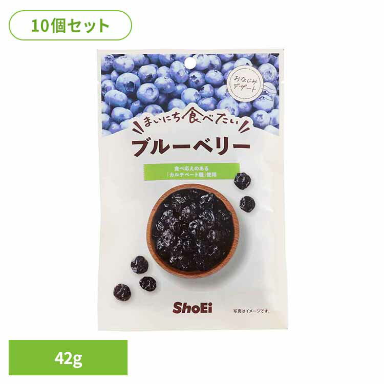 【10個】まいにち食べたい ブルーベリー カルチベート ブルーベリー 正栄食品 Shoei ドライフルーツ お菓子作り そのまま まいにち食べたい 焙煎 個包装