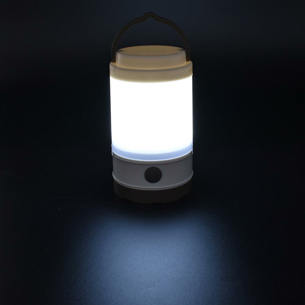 ランタン LED 電池式 LEDランタン 小型 約260lm 点灯モード 4種類 連続使用 約75時間 IPX4 アウトドア キャンプ 防災 災害 防災グッズ 災害用品 停電対策 別売 単3形乾電池 3本 LEDミニランタン オーム電機 LNP-B260-W * rack-kan-10126943 収納・家具・寝具の収納宅配館 サンプル画像2
