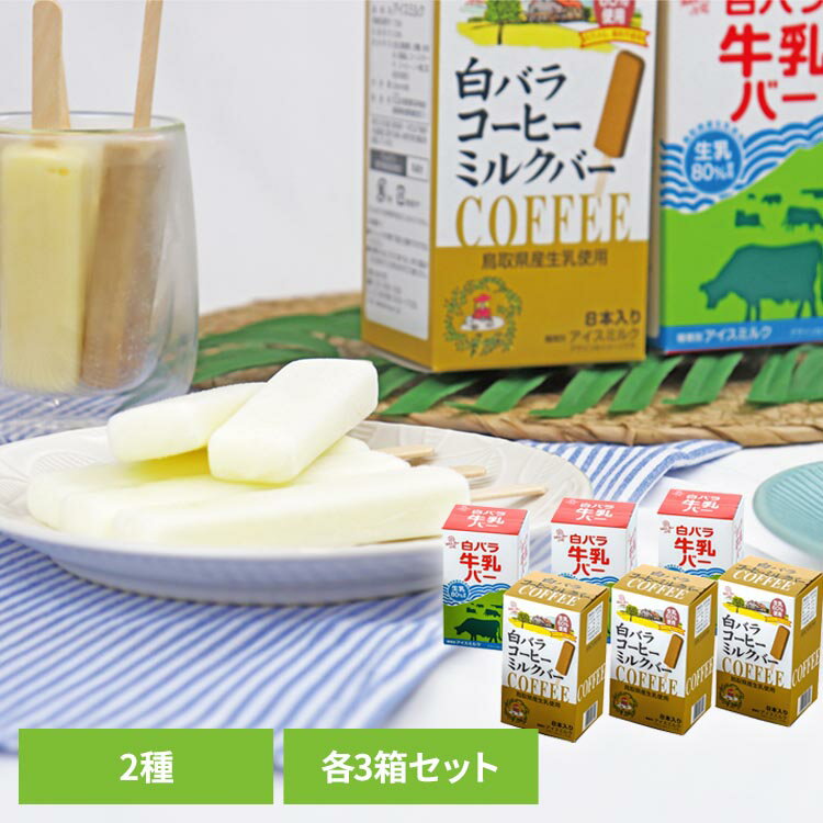 Rakuten - 大山乳業　白バラ牛乳バー・コーヒーバーマルチセット WR6大山乳業 白バラ 牛乳 コーヒー バー アイス 鳥取 ギフト 贈り物 大山乳業 【TD】 【代引不可】