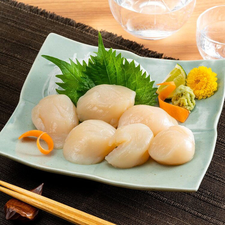 収納・家具・寝具の収納宅配館の【訳あり】北海道産お刺身用ほたて貝柱 300g ほたて 北海道産 冷凍 貝柱 刺身用 海鮮丼 バター焼き お取り寄せ 【TD】 【代引不可】｜アングル3